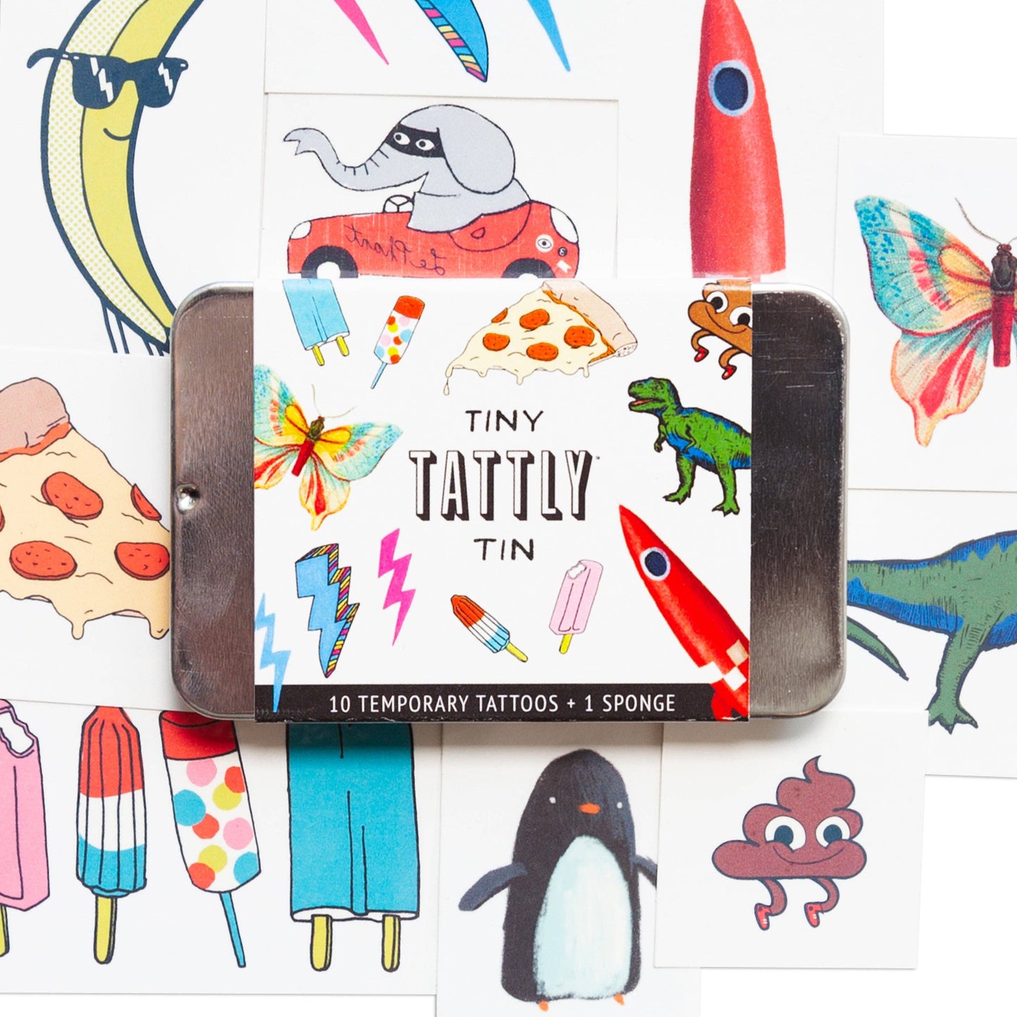 Tattly - Tiny Funner Tattoo Tin