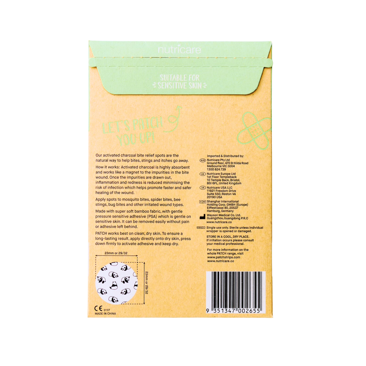 PATCH - Eco First Aid - Patch Bite Relief Spots - 30 spots