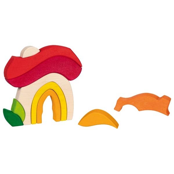 Goki America - Mushroom house - Building set - goki Evolution