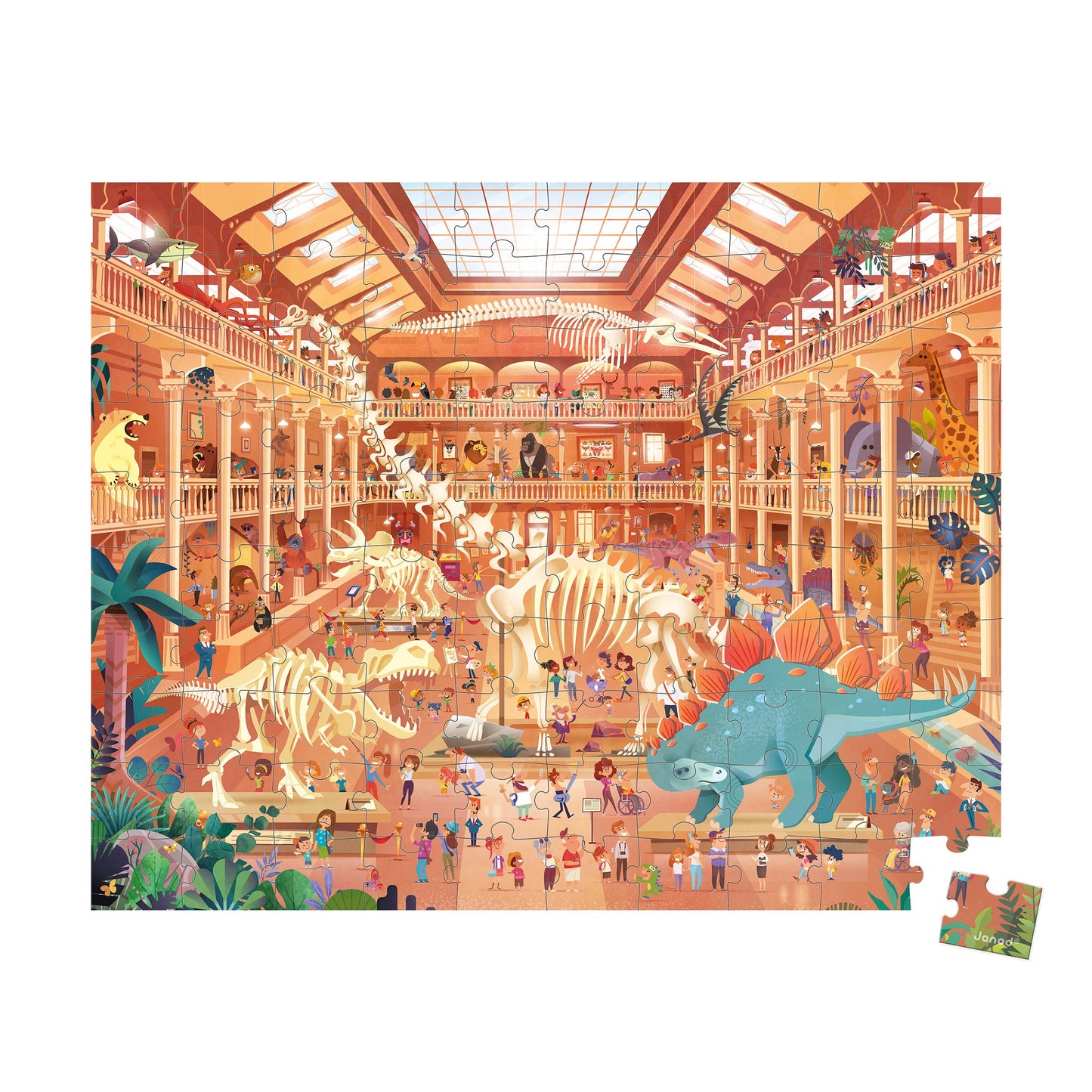 Puzzle by Janod | Natural History Museum - 100 Pieces
