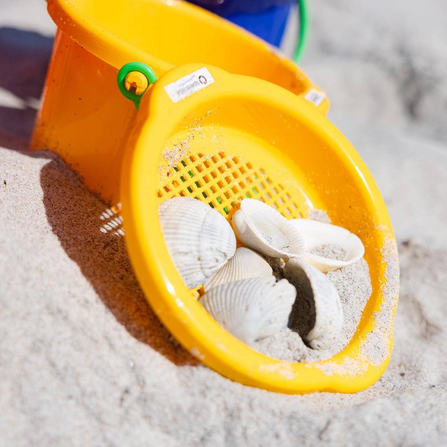 Sand Sieve by HABA USA | Yellow/Blue/Red