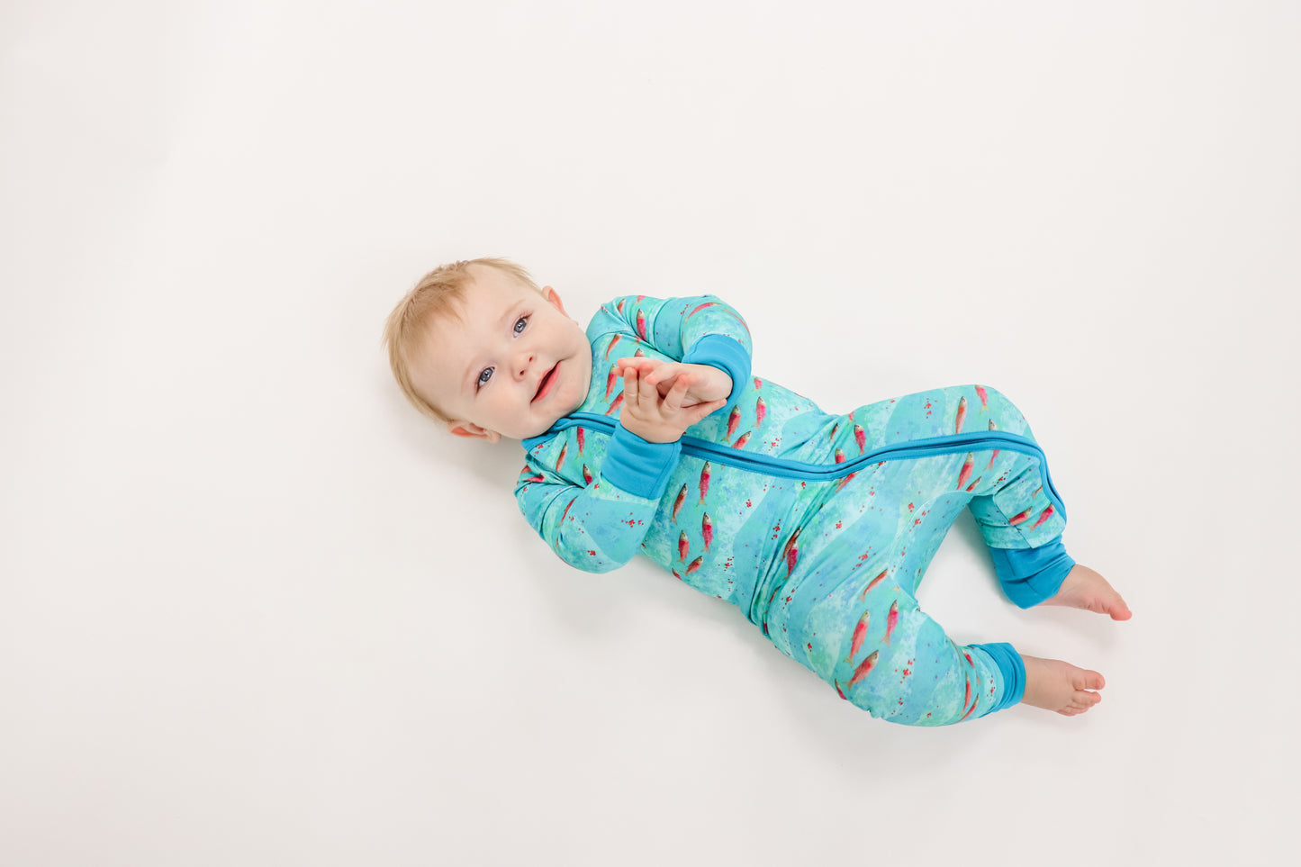 Zippered Romper by Little Alaskan | Kenai River Red