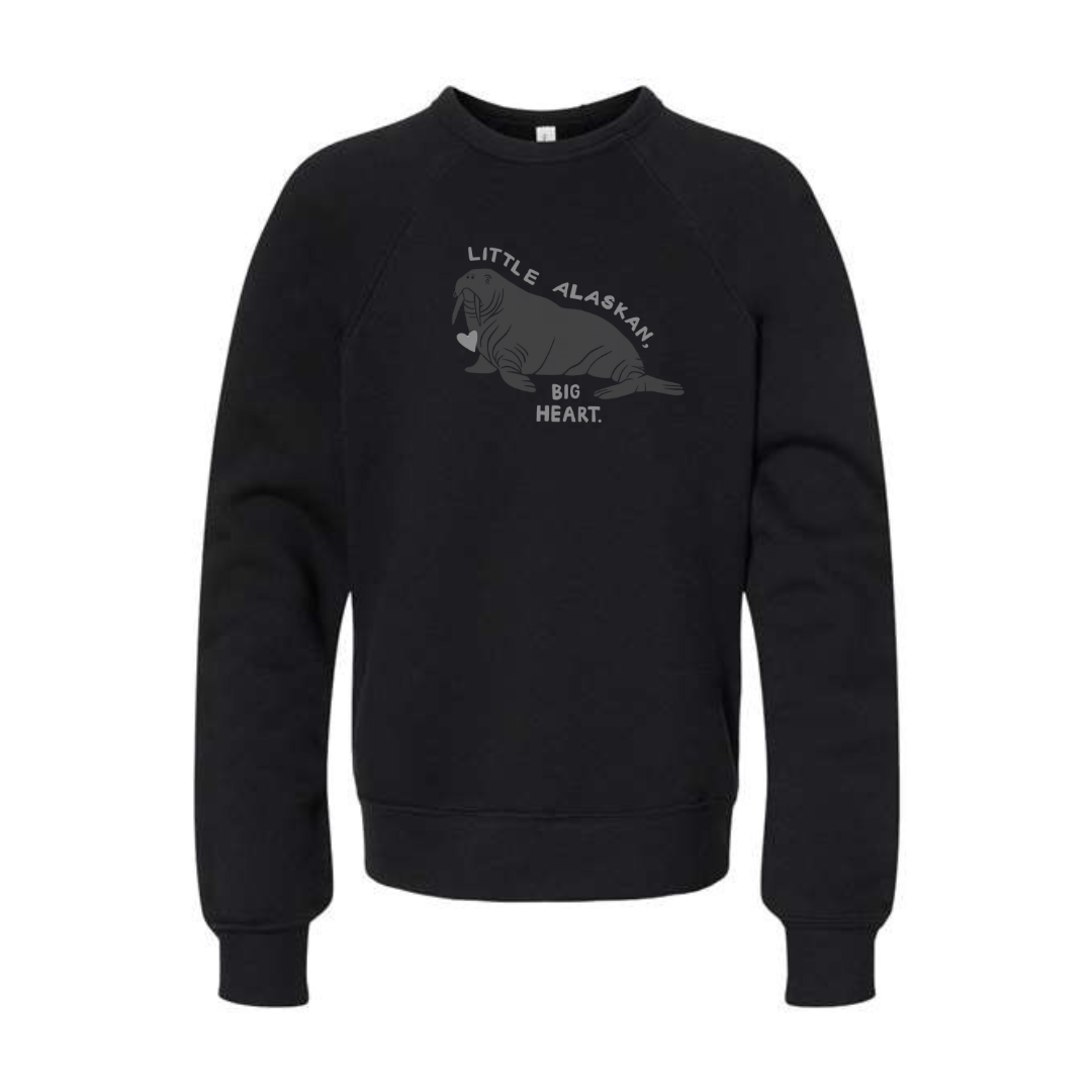 Little Alaskan, Big Heart Crewneck | Walrus