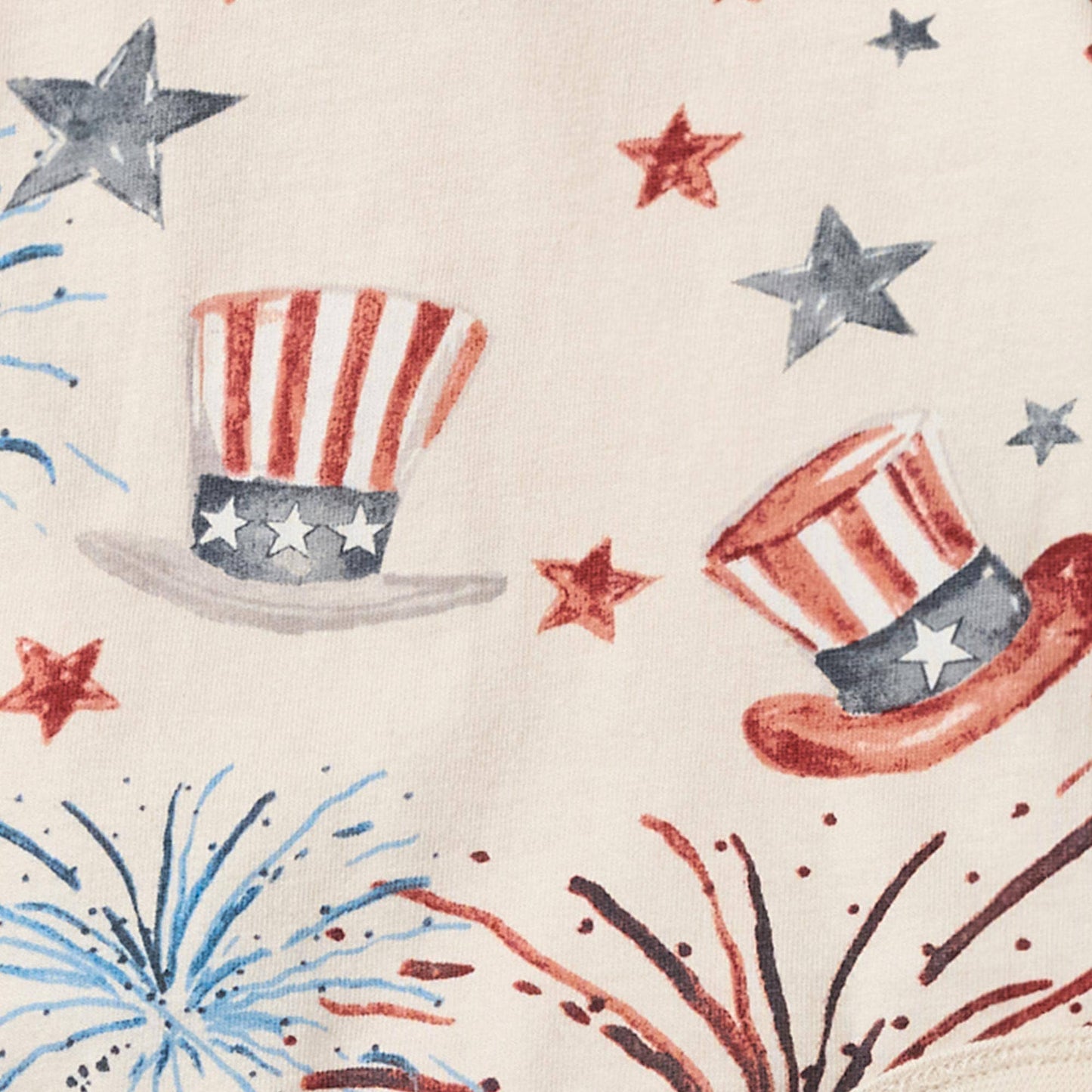 Burt's Bees Baby - Uncle Sam Baby Boy Romper & Bodysuit Set