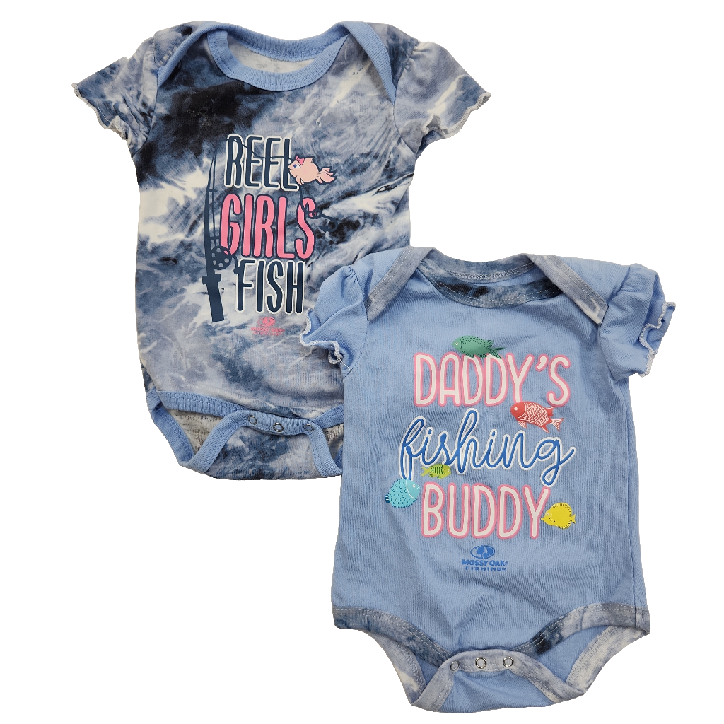 Size 0-3m | Mossy Oak Fishing Onesie Set