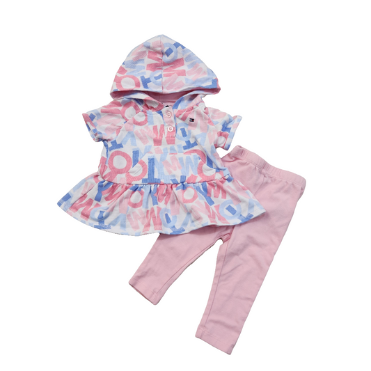 Size 3-6m | Tommy Hilfiger Top + Legging Set