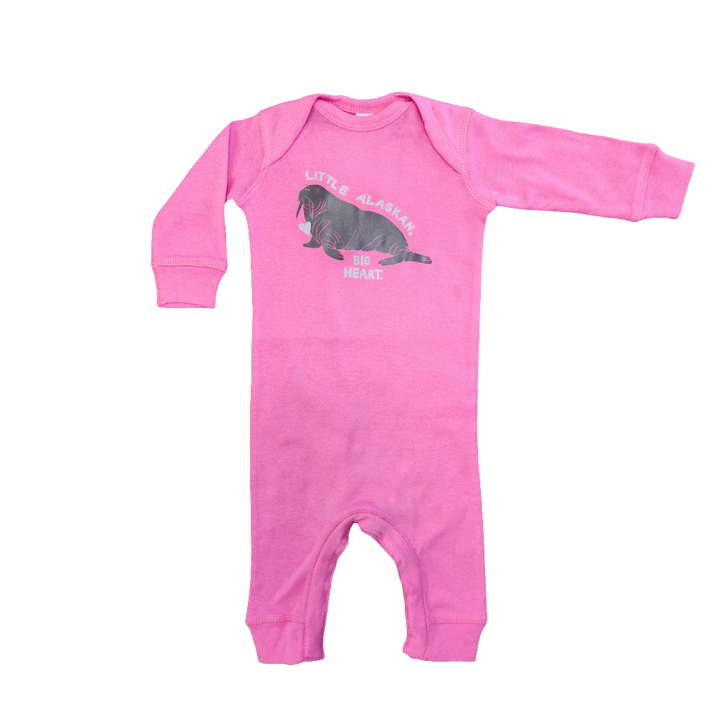 Little Alaskan, Big Heart Romper | Walrus