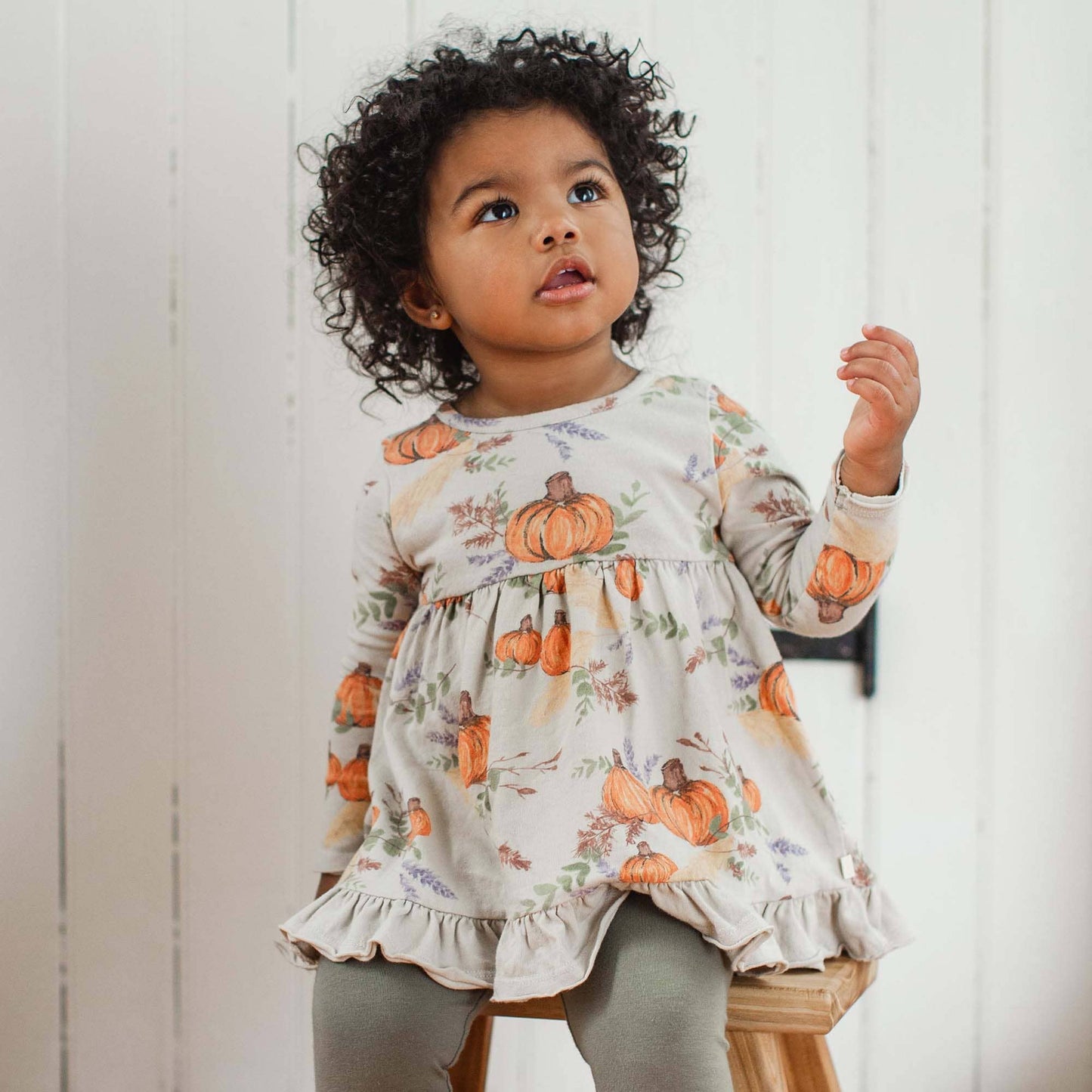 Autumn Feels Infant Tunic Set by Burt`s Bees | Autumn Feels Oat