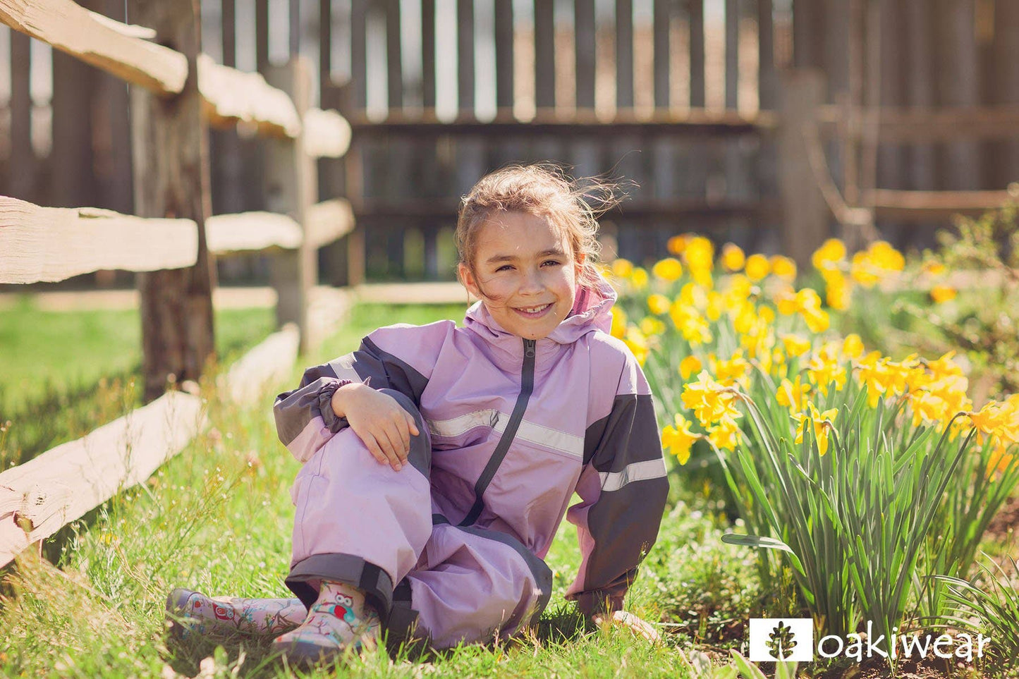 Oaki - Rain/Trail Suit, Kids, Lavender