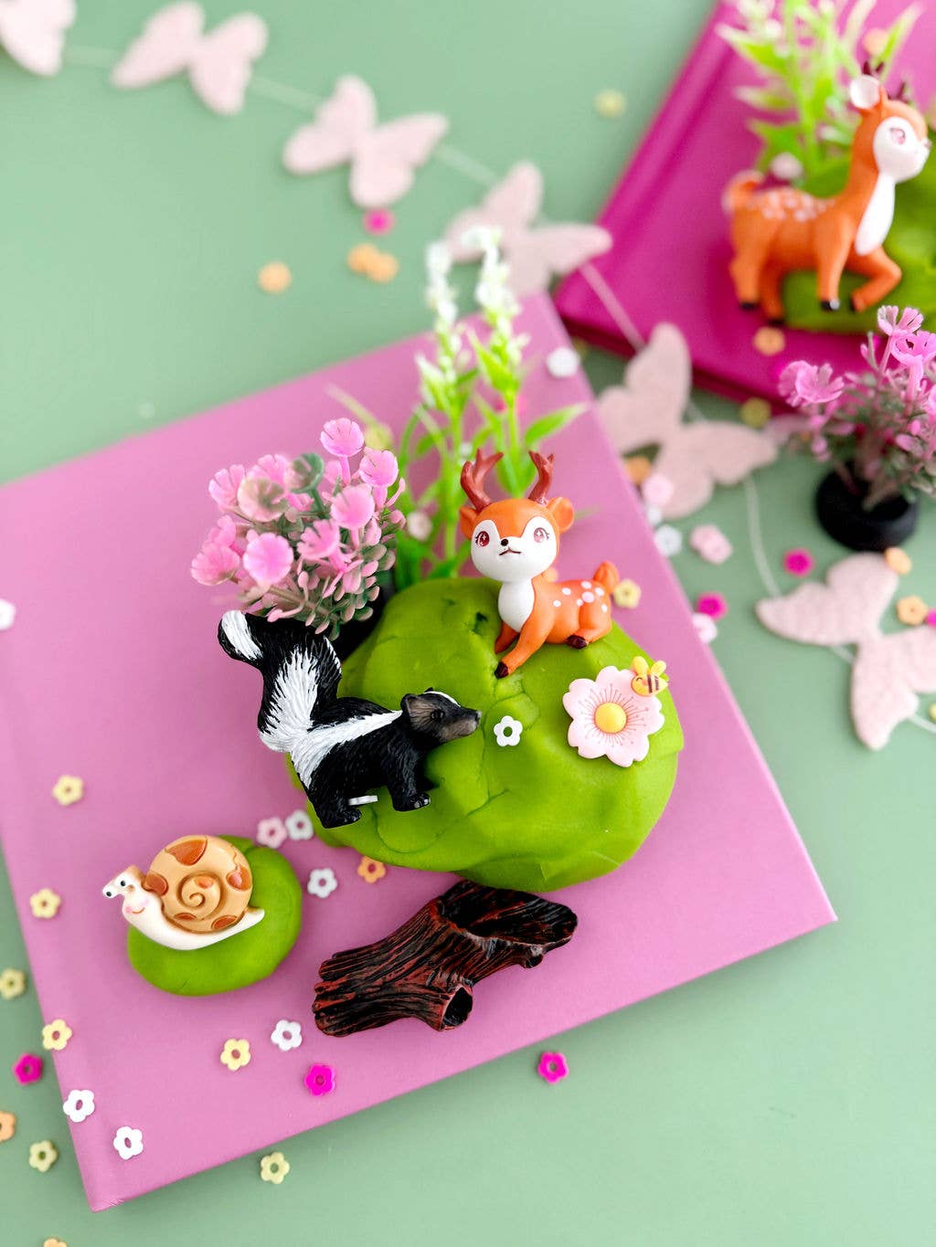 Earth Grown KidDoughs (KidDoughs by EGKD) - Spring Meadow KidDough Play Kit