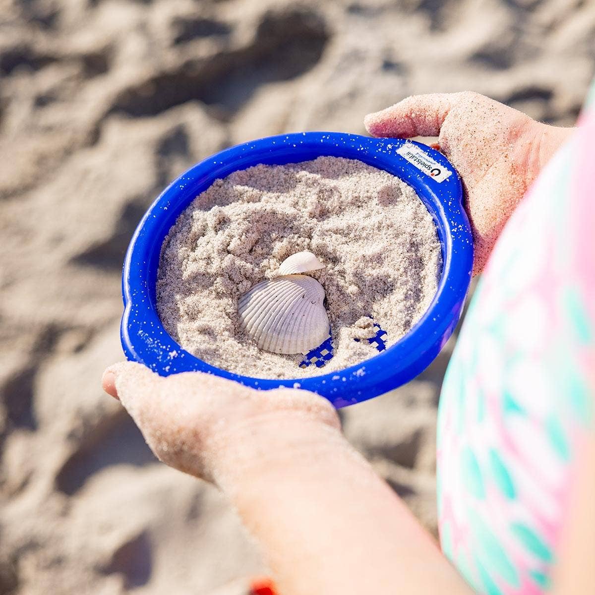 Sand Sieve by HABA USA | Yellow/Blue/Red