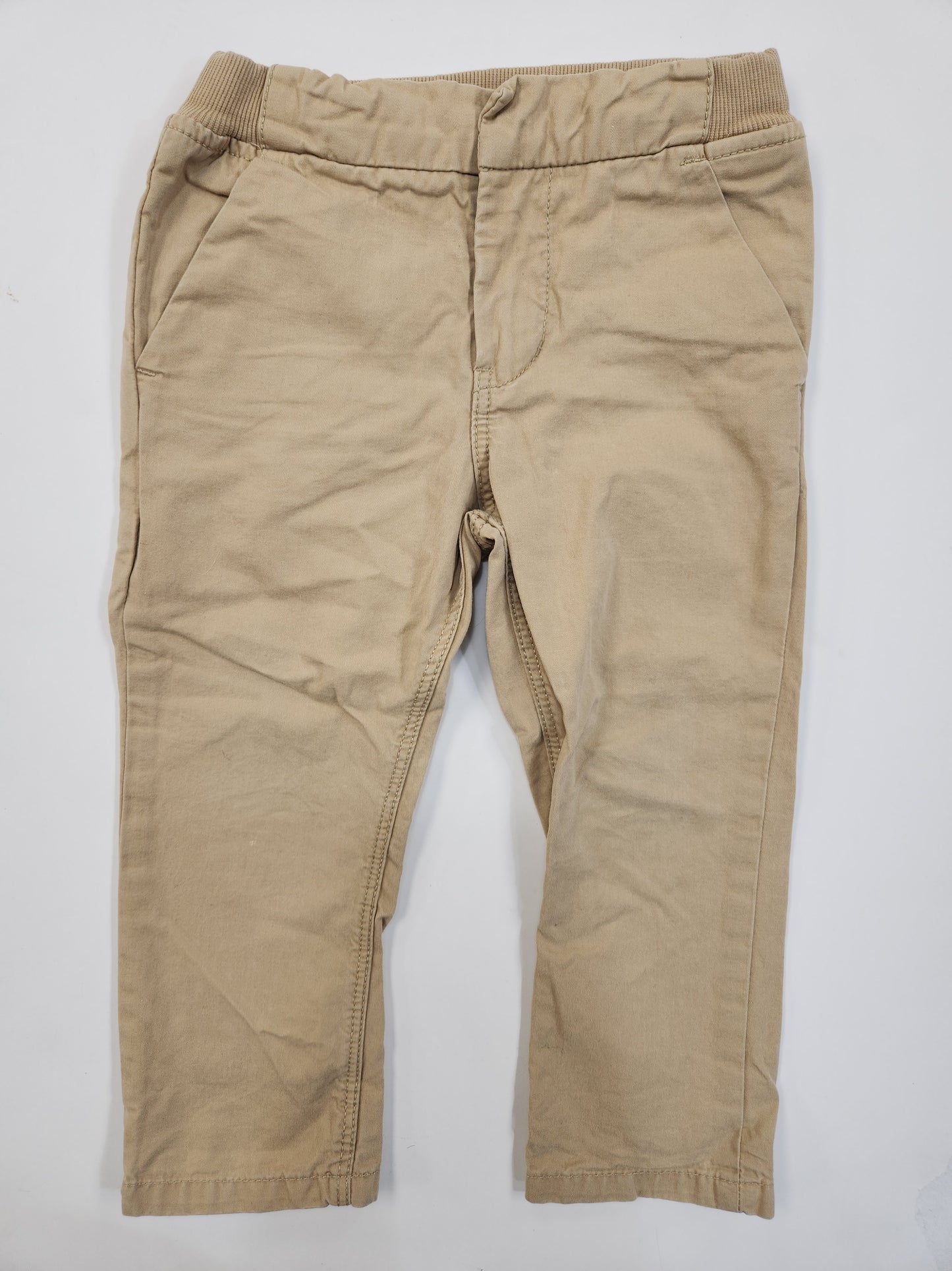Size 18-24m | Polarn O. Pyret Tan Chinos