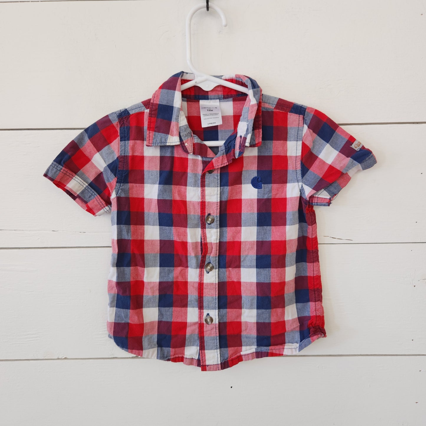 Size 12m | Carhartt Button Down Shirt