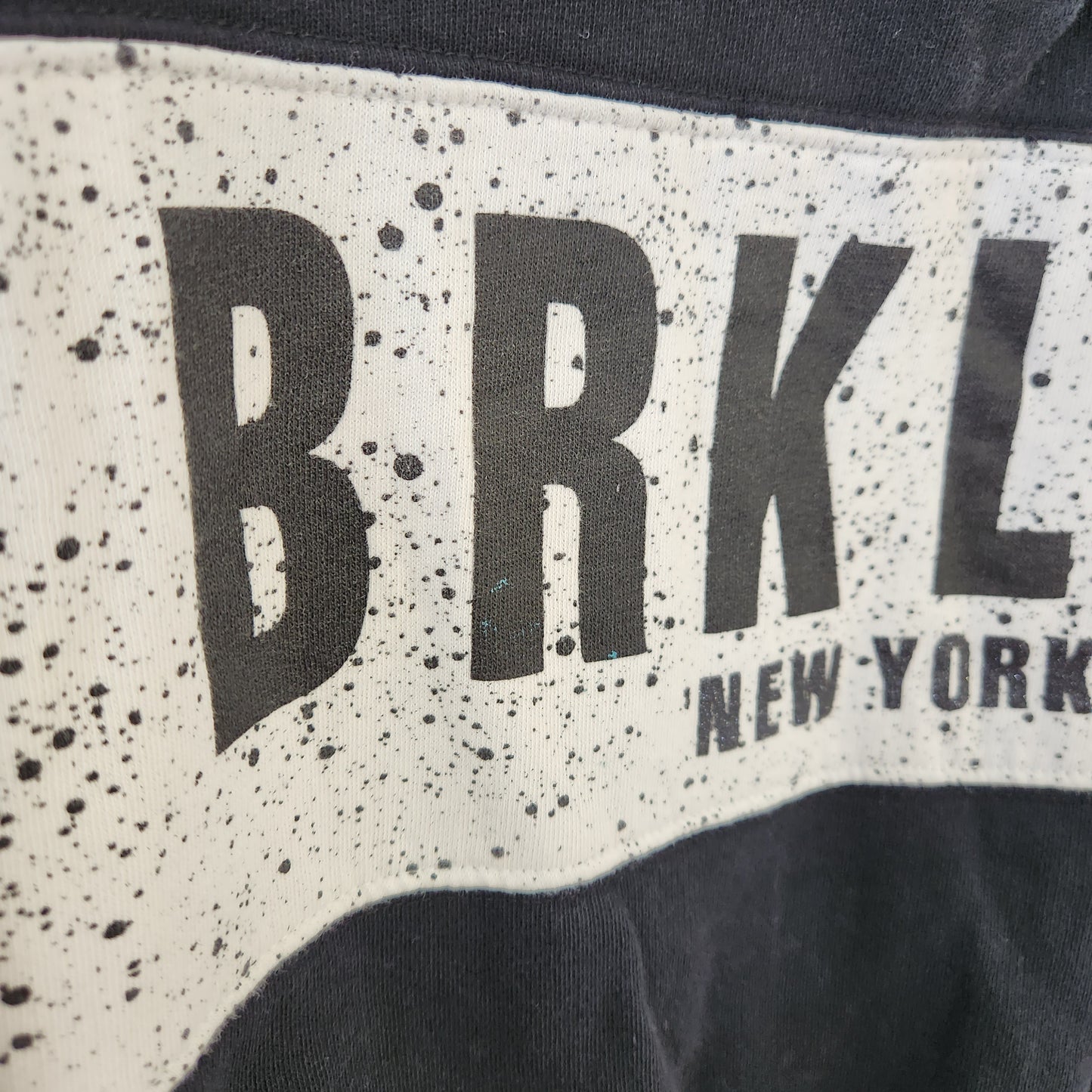 Size 8-10 | H&M BRKLYN Black Crop 1/4 Zip Sweater
