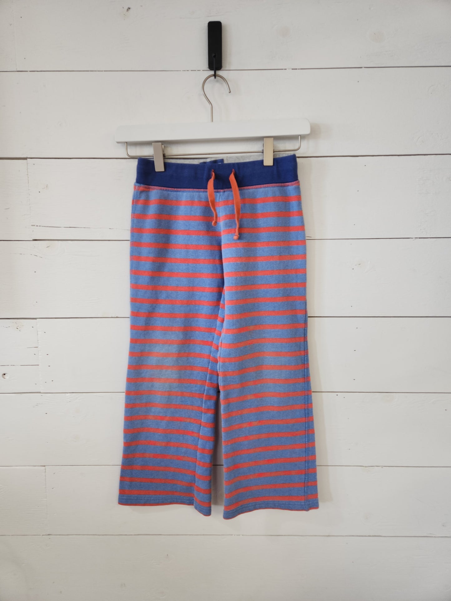 Size 8 | Mini Boden Blue & Orange Striped Pants