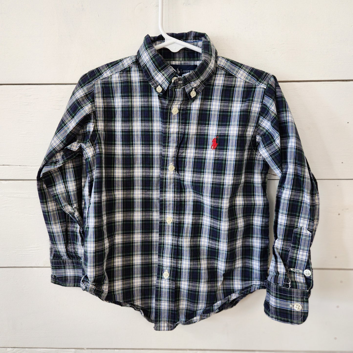 Size 3t | Ralph Lauren Button Down Plaid