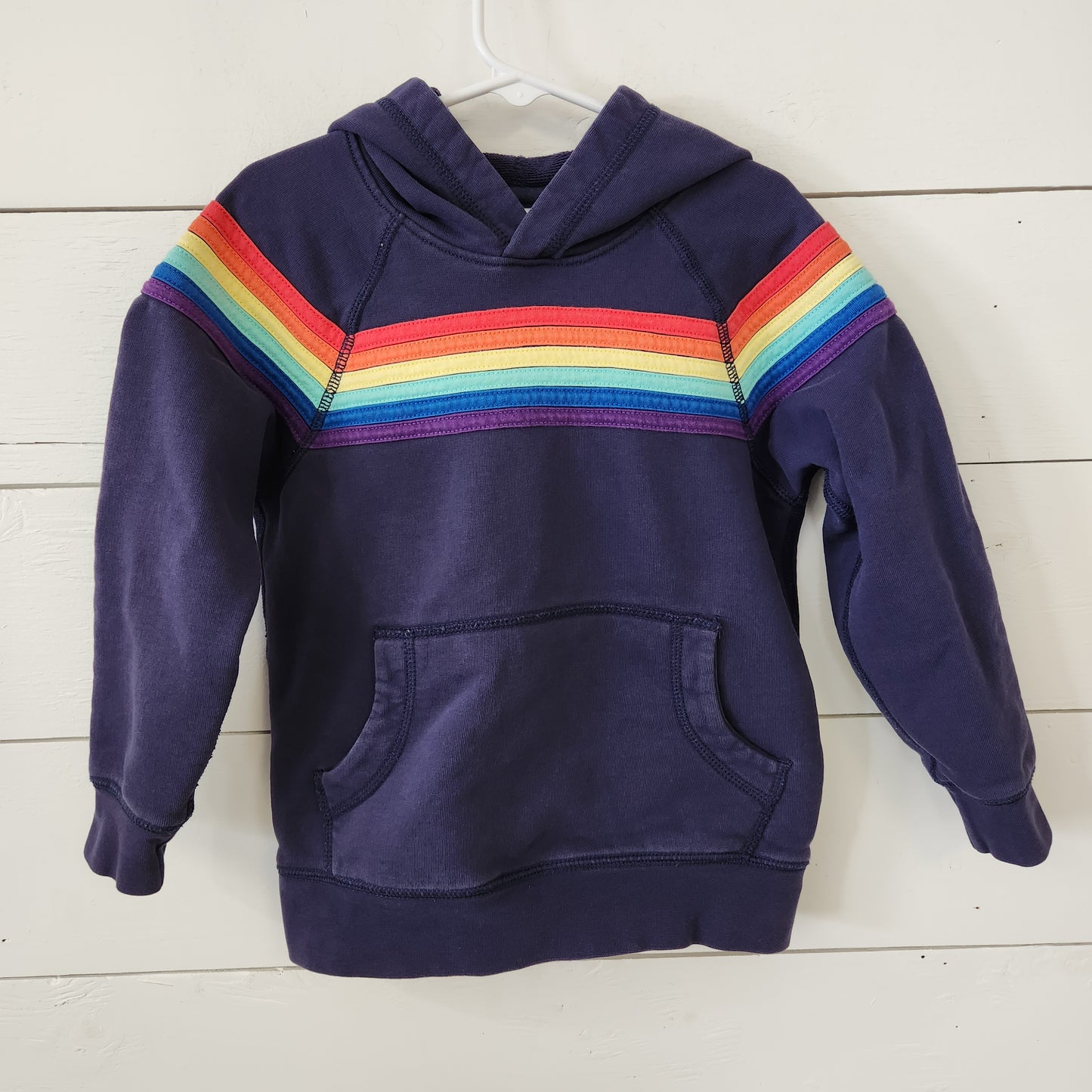 Size 5 | Hanna Andersson Rainbow Sweatshirt *stains