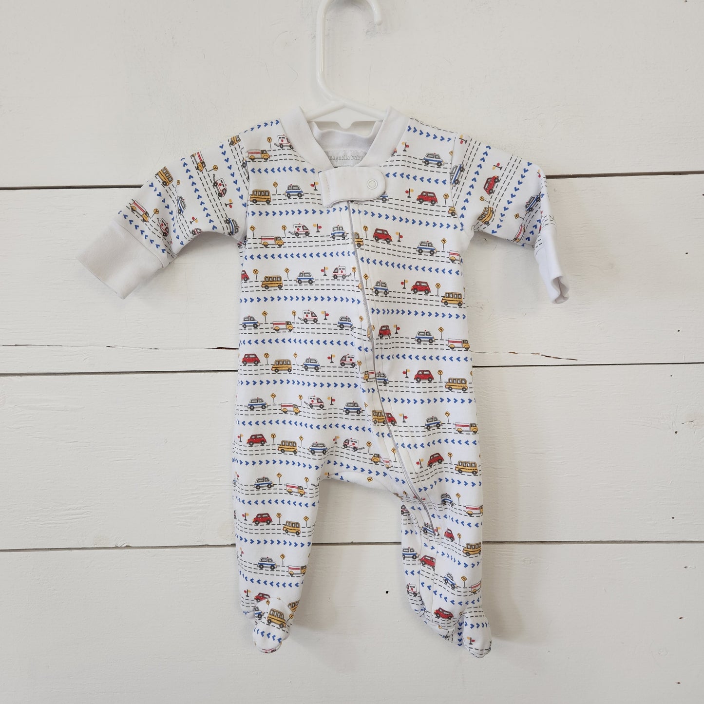 Size NB | Magnolia Baby Roadway Footie