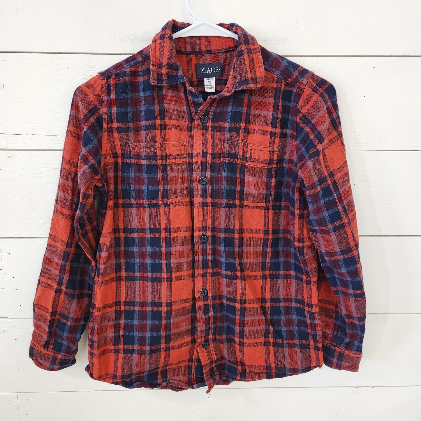 Size 10-12 | Place Flannel Buttondown