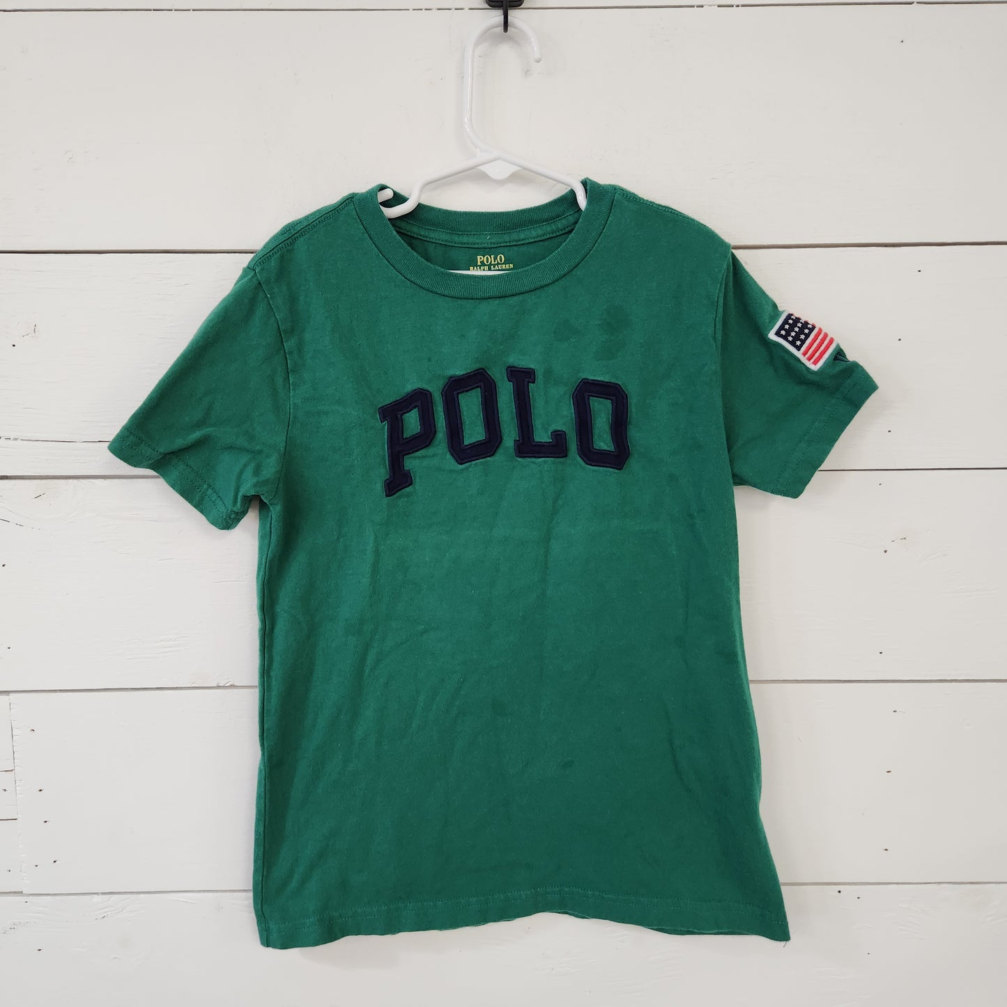 Size 7 | Ralph Lauren Embroidered T-Shirt