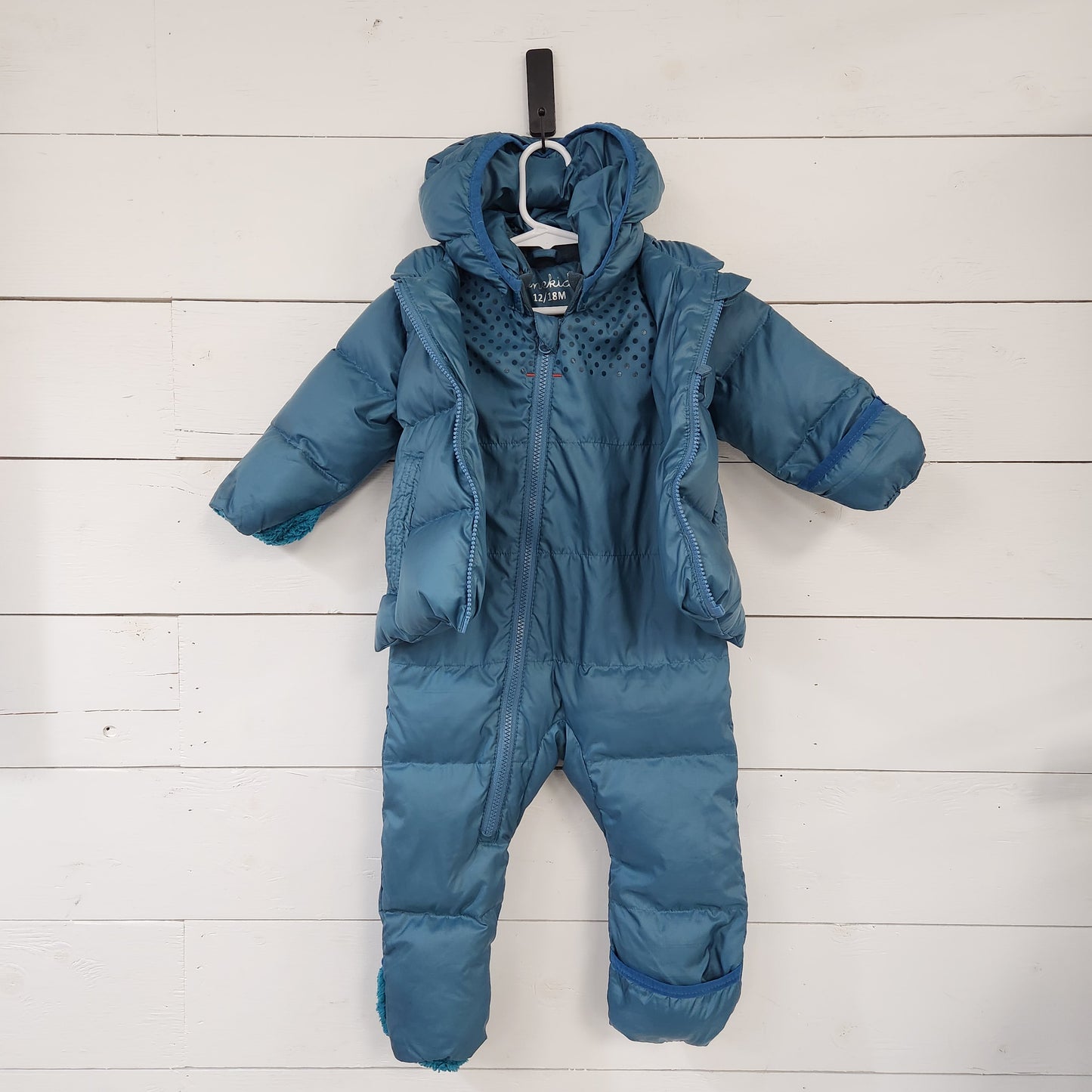 Size 12-18m | OneKid Blue Car Seat Suit