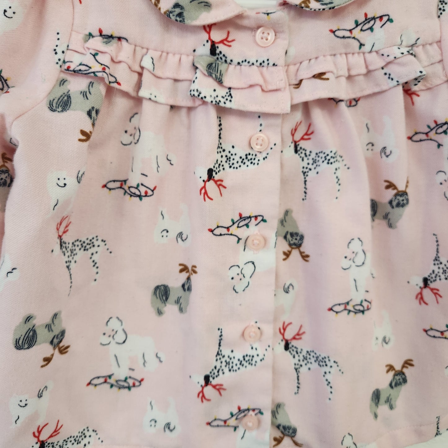 Size 12-18m | Janie and Jack Buttondown Holiday Shirt