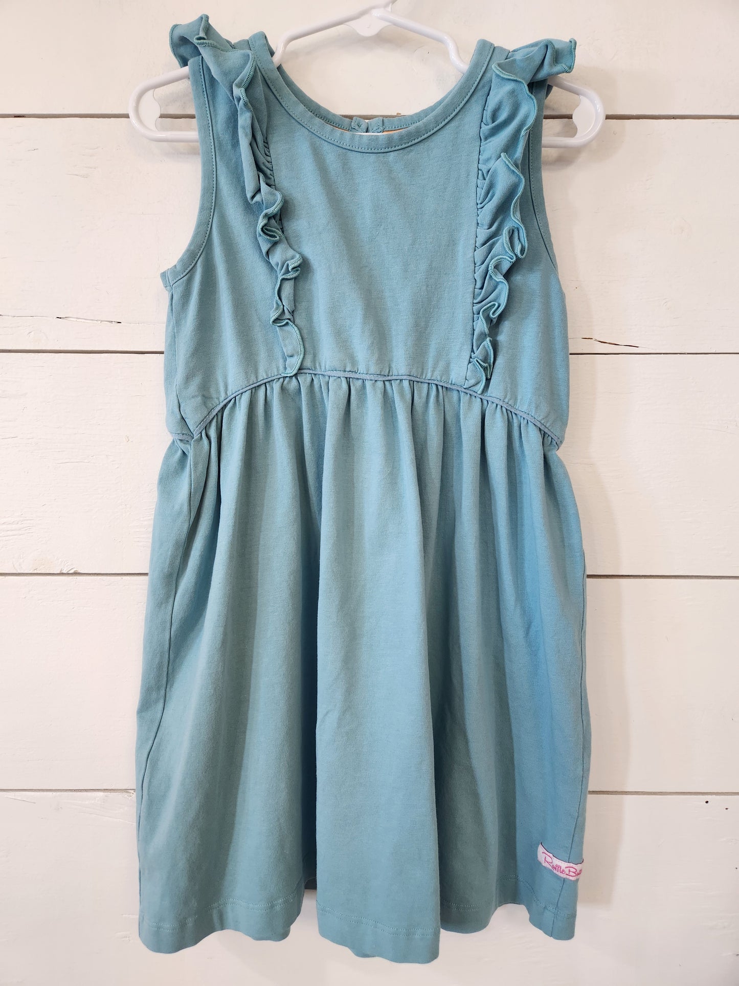 Size 5 | Ruffle Butts dress blue