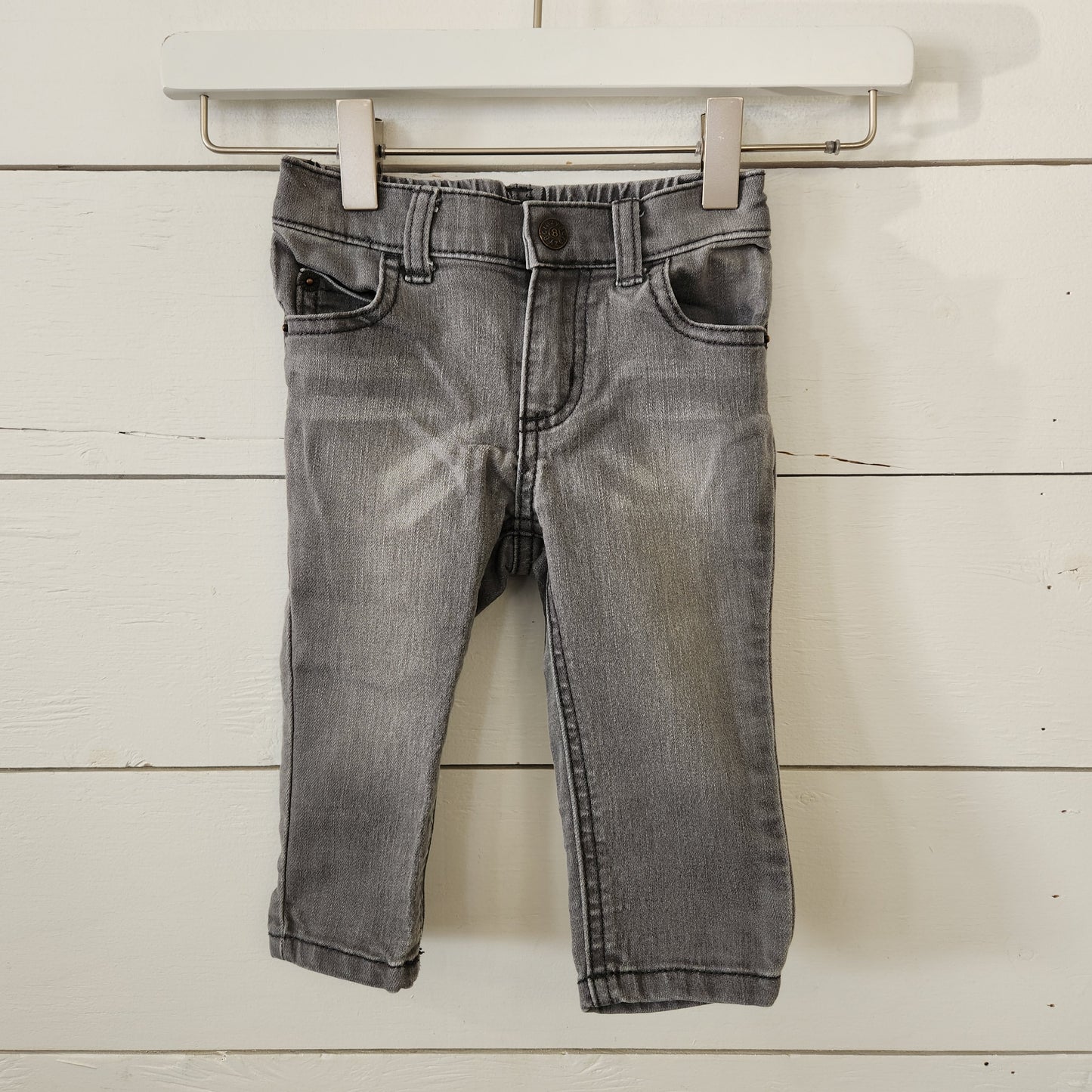 Size 6-12m | Crazy 8 Grey Skinny Jeans