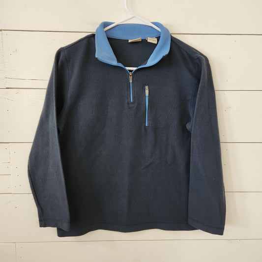 Size 10-12 | L.L. Bean Blue Fleece 1/4 Zip