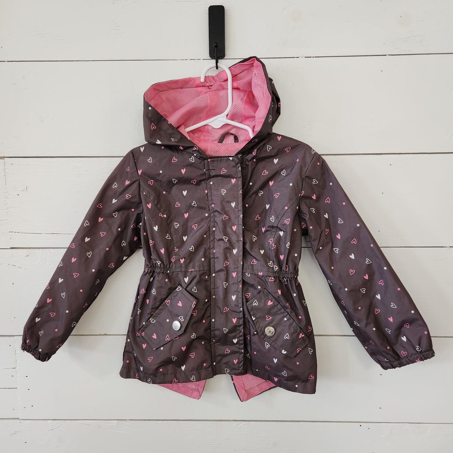 Size 3t | Pink Platinum Heart Jacket