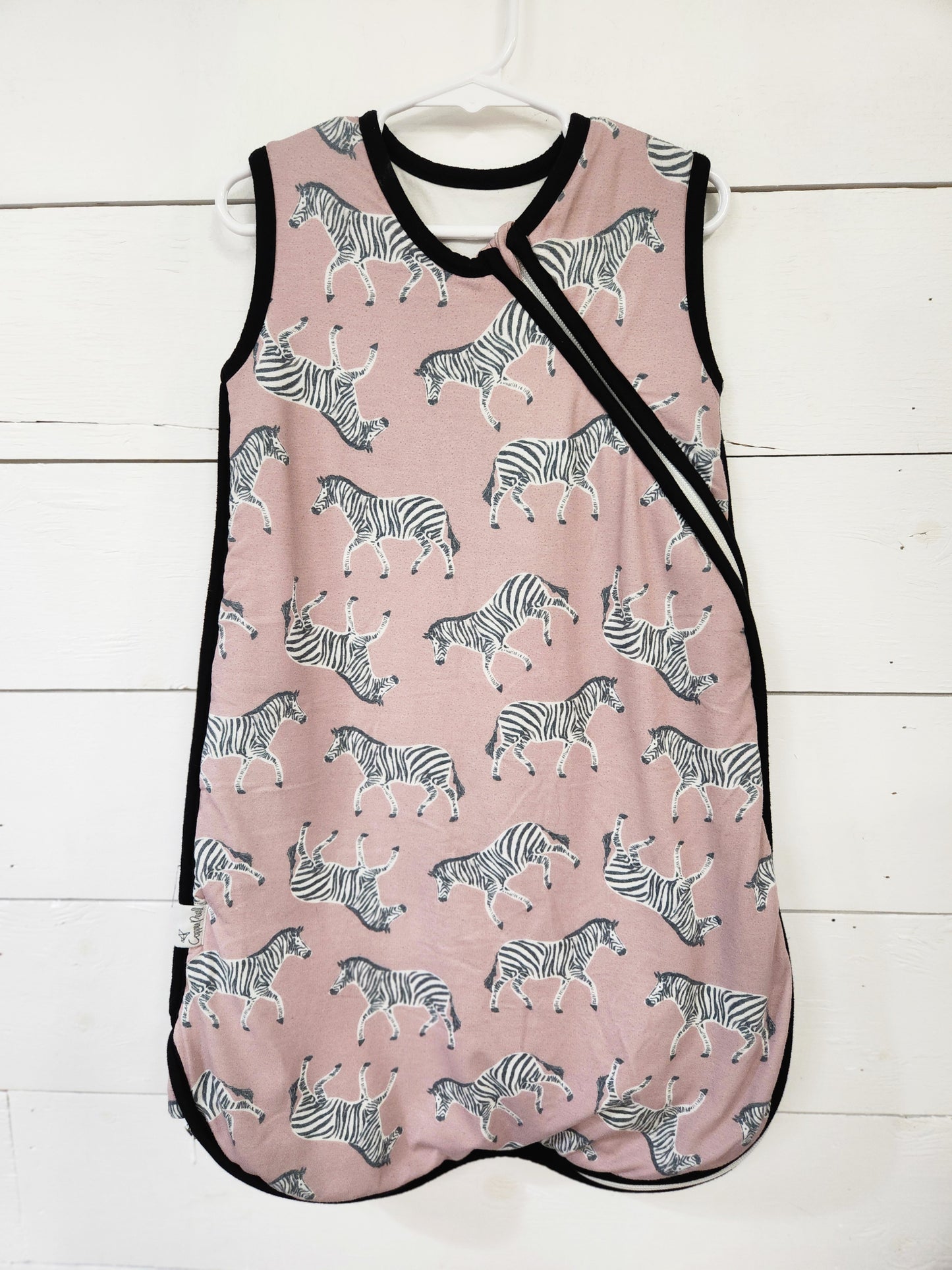 Size 0-6m | Copper Pearl Sleep Sack - Zebra