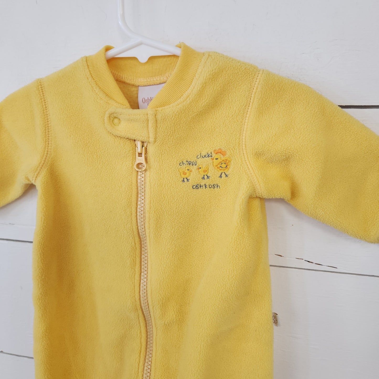 Size 0-3m | Oshkosh Vintage Fleece Footie