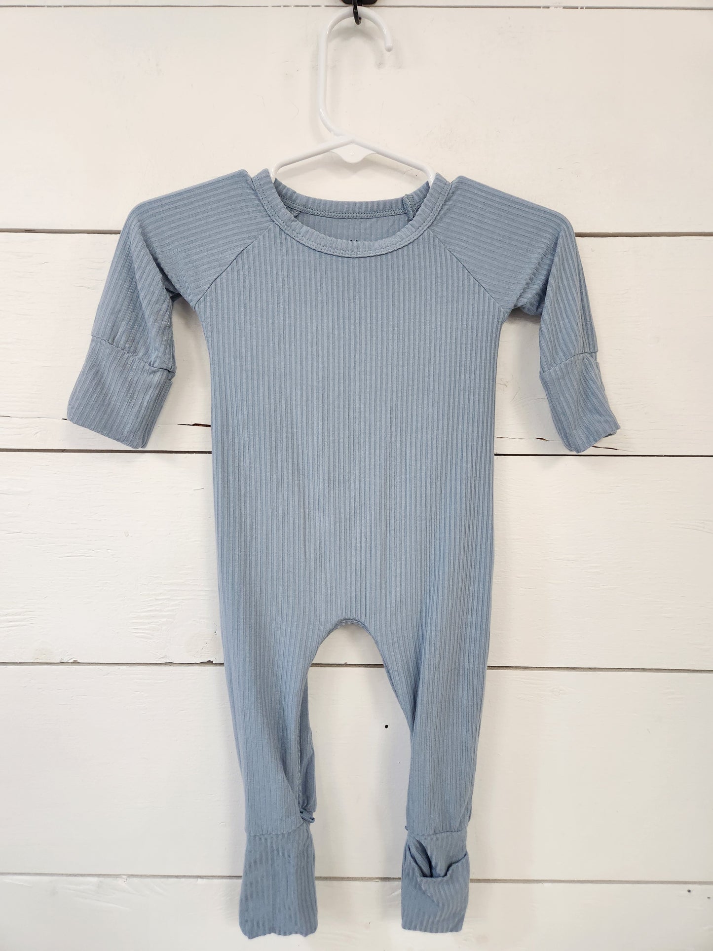 Size NB | Little Sleepies Romper w/foldover Cuffs
