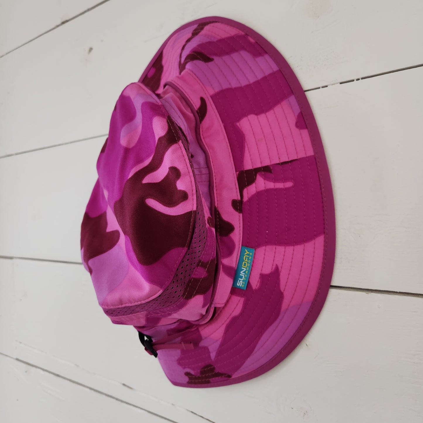 Size L | Sun Dry Pink Camo Sun Hat