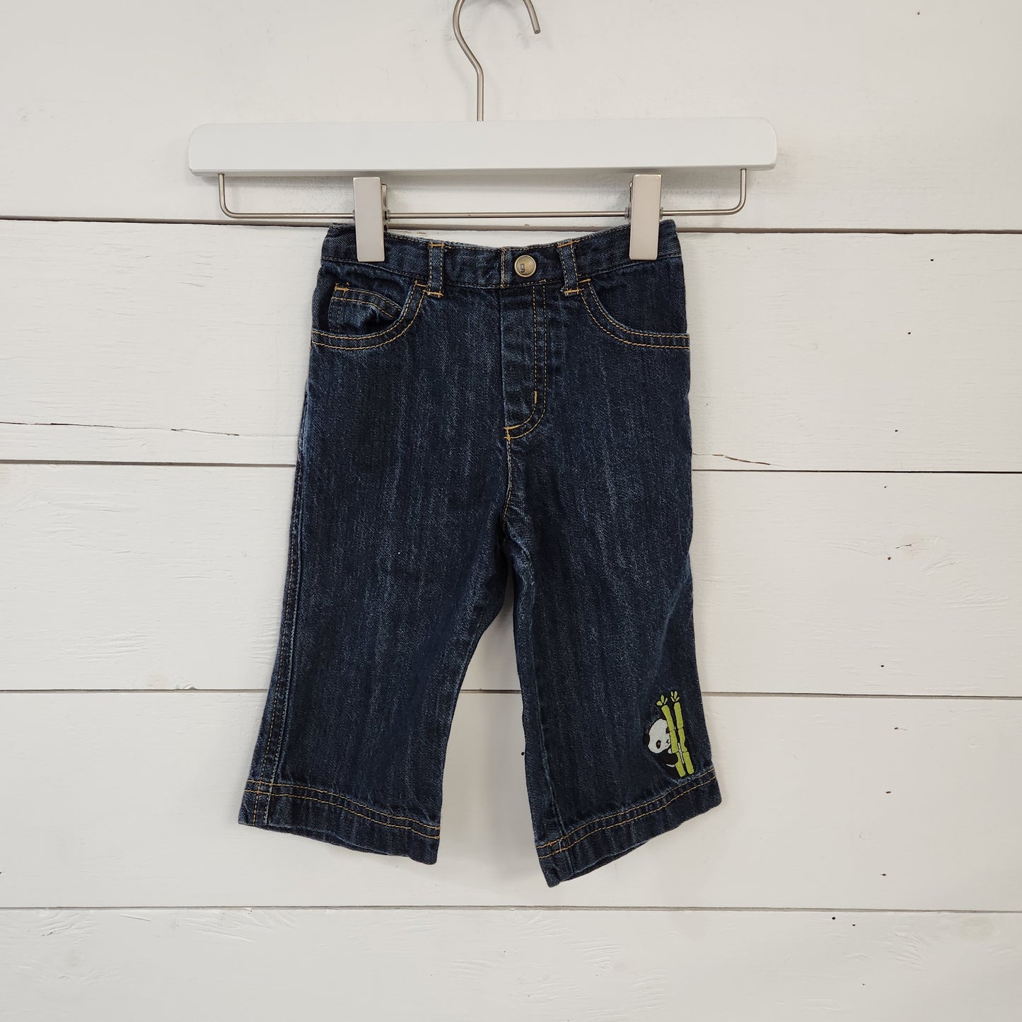Size 12-18m | Gymboree Embroidered Panda Jeans