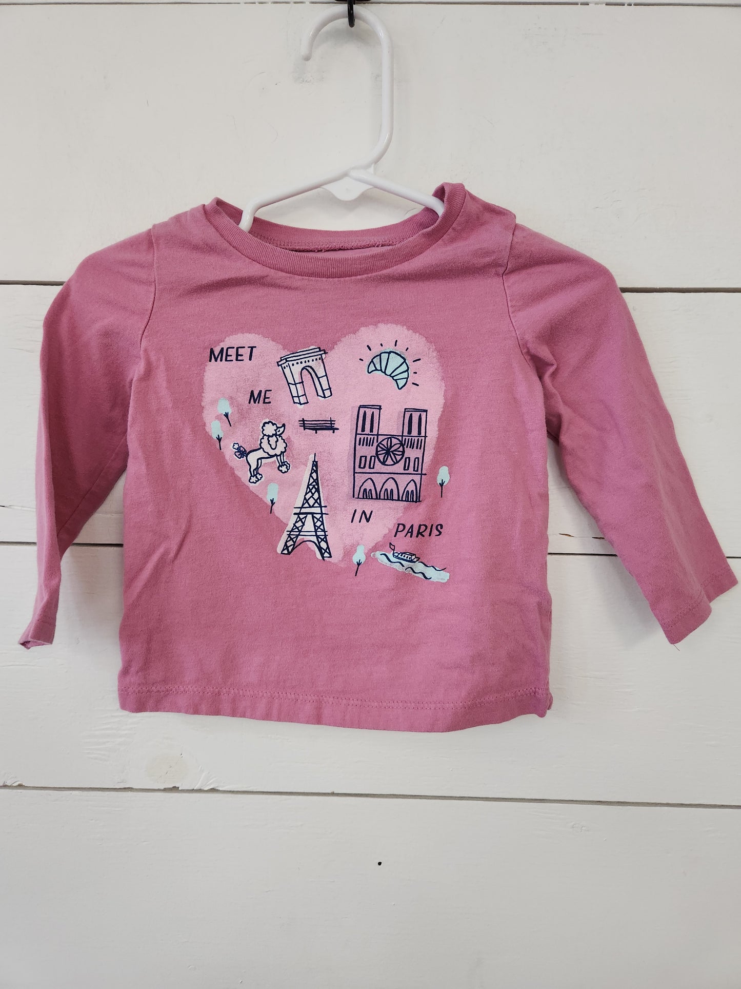 Size 12m | Osh kosh Paris shirt