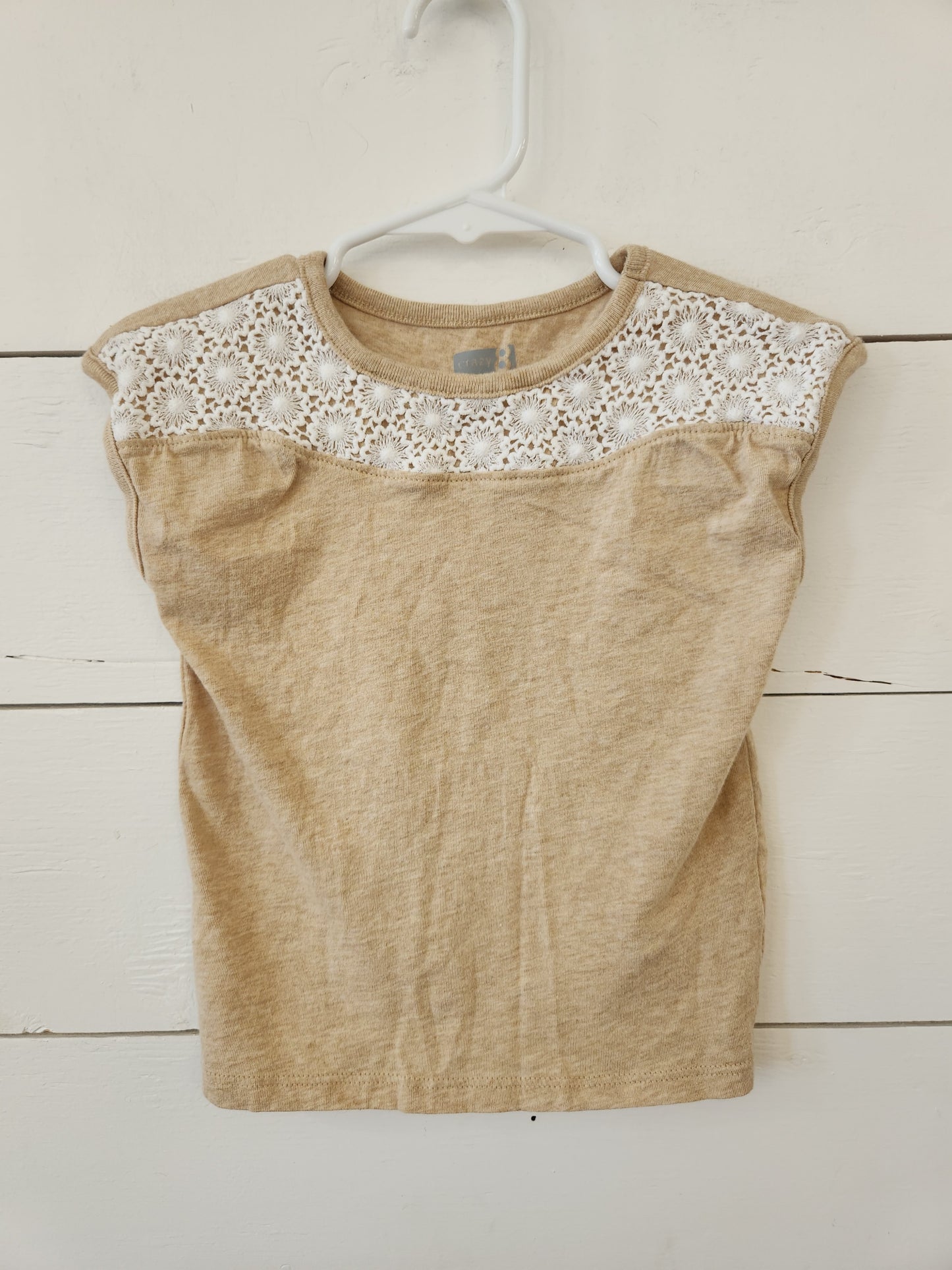 Size 2t | H&M Lace Cap Sleeve Shirt