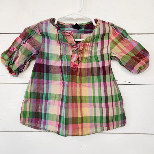 Size 12-18m | Baby Gap Plaid Shirt