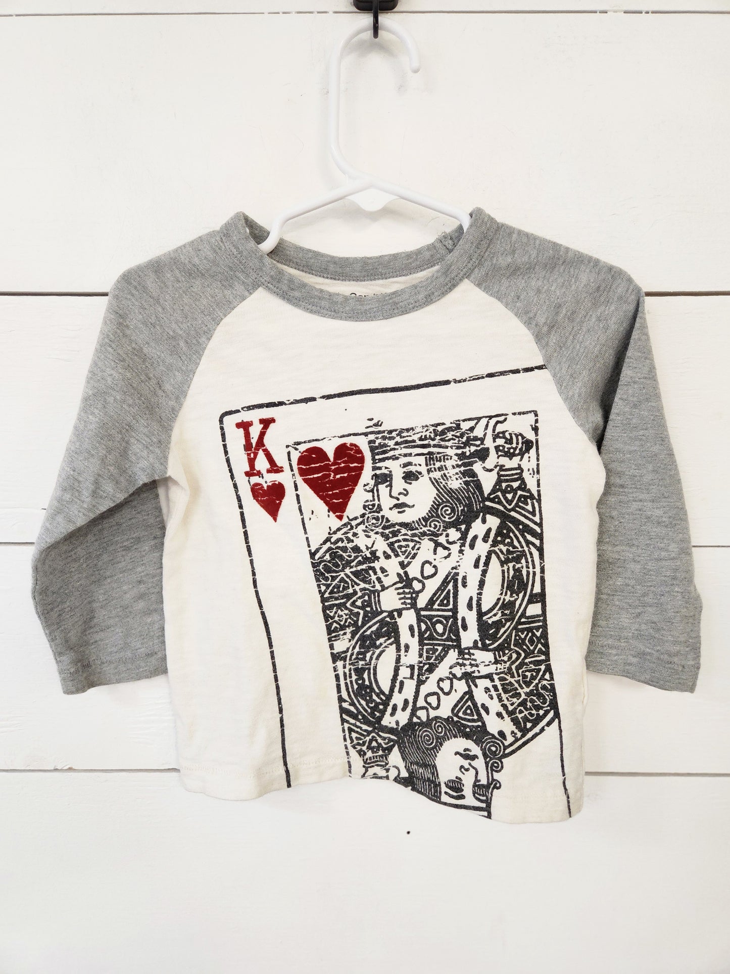 Size 12-18m | Baby Gap Card Raglan Shirt