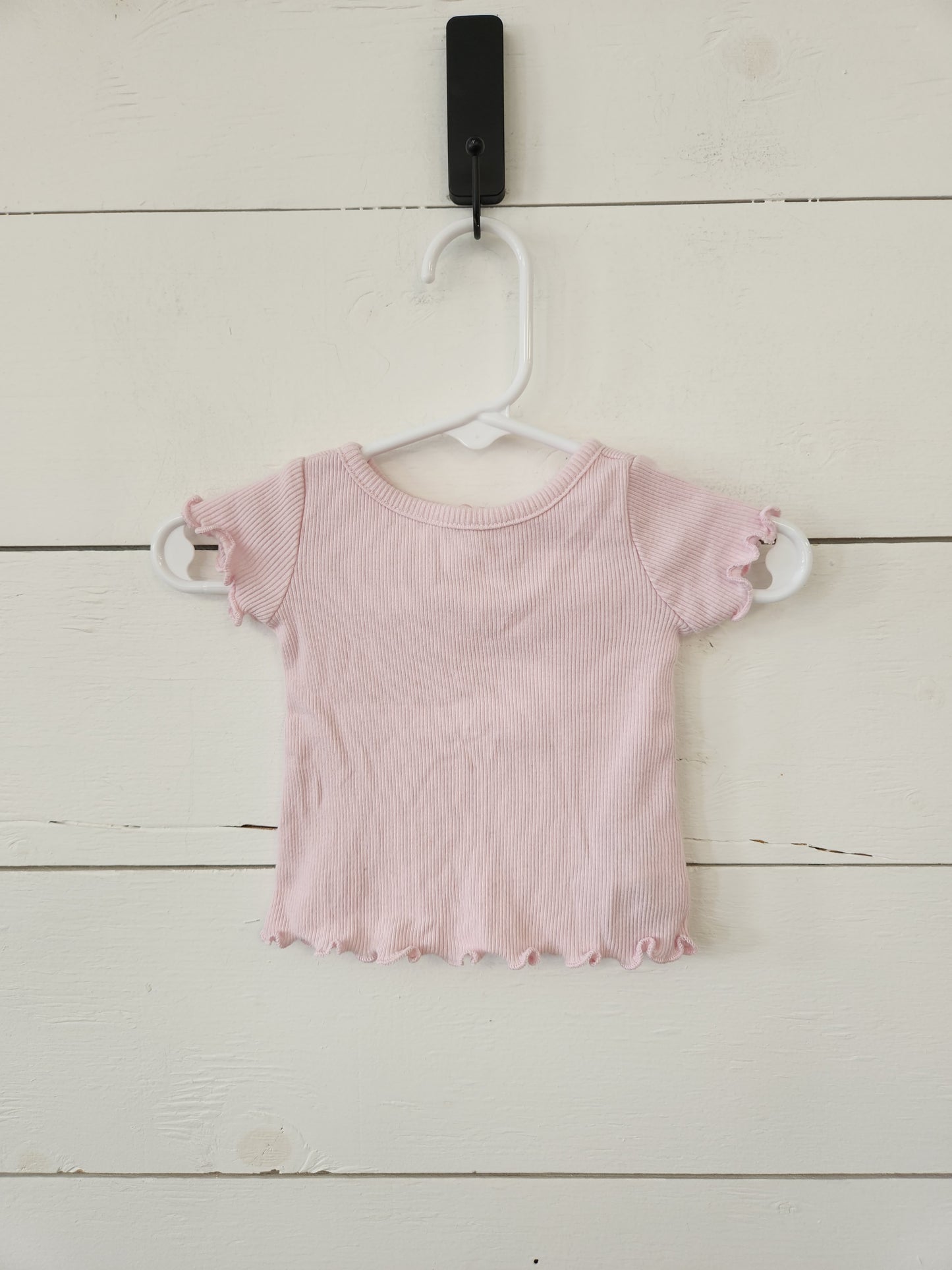 Size 0-3m | Gap Pink Ruffle Shirt