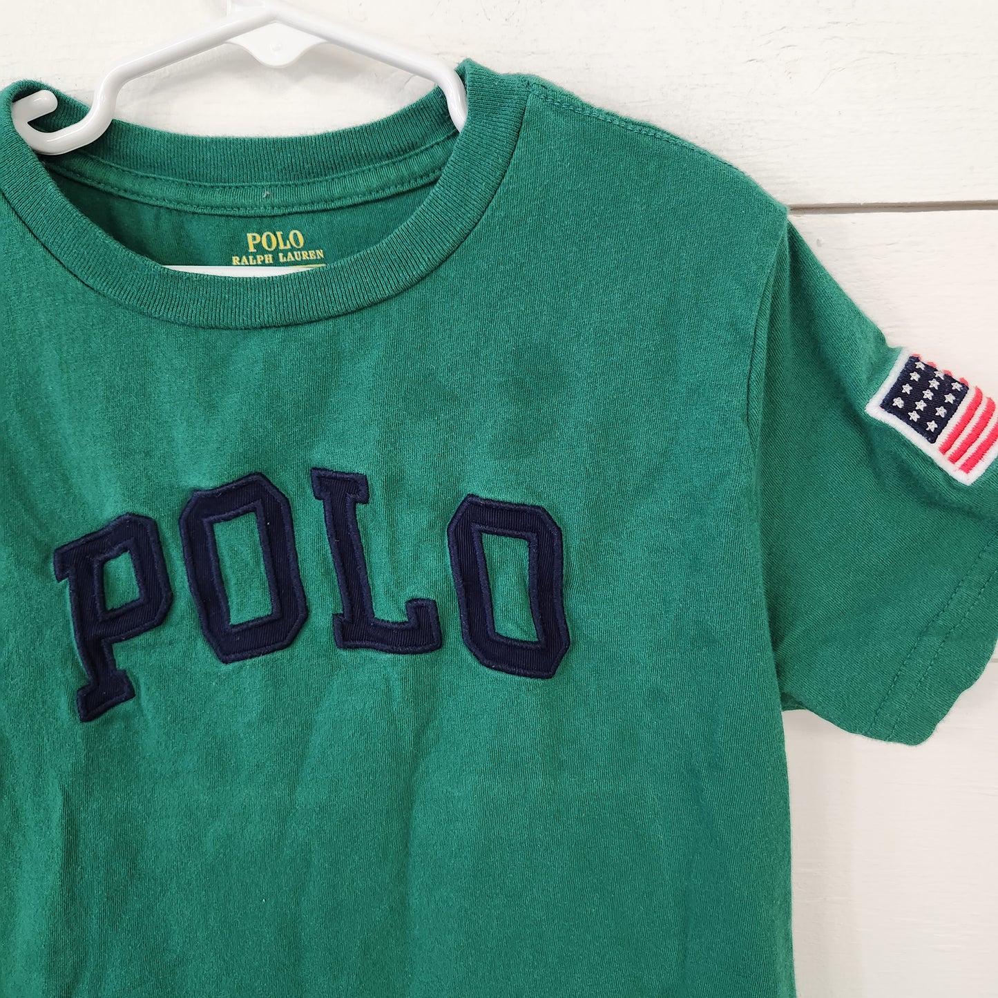Size 7 | Ralph Lauren Embroidered T-Shirt