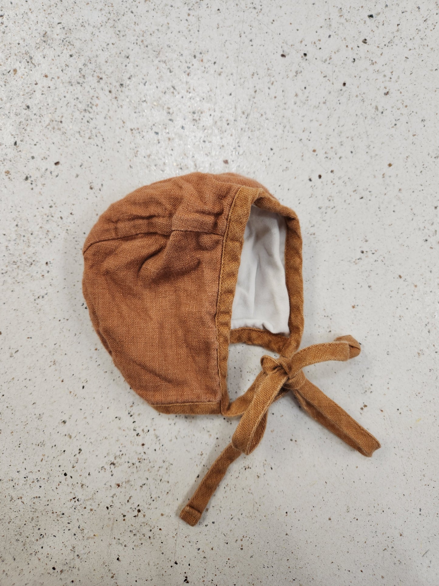 Size 0-3m | Briar Baby Terracotta Bonnett