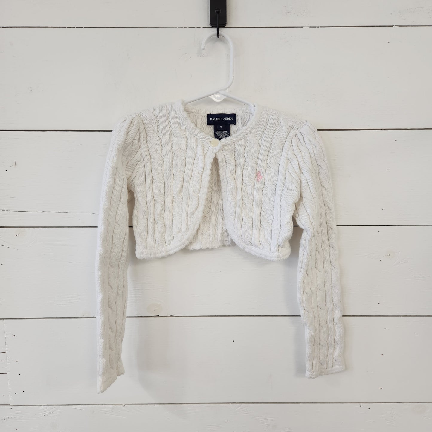Size 6 | Ralph Lauren White Sweater