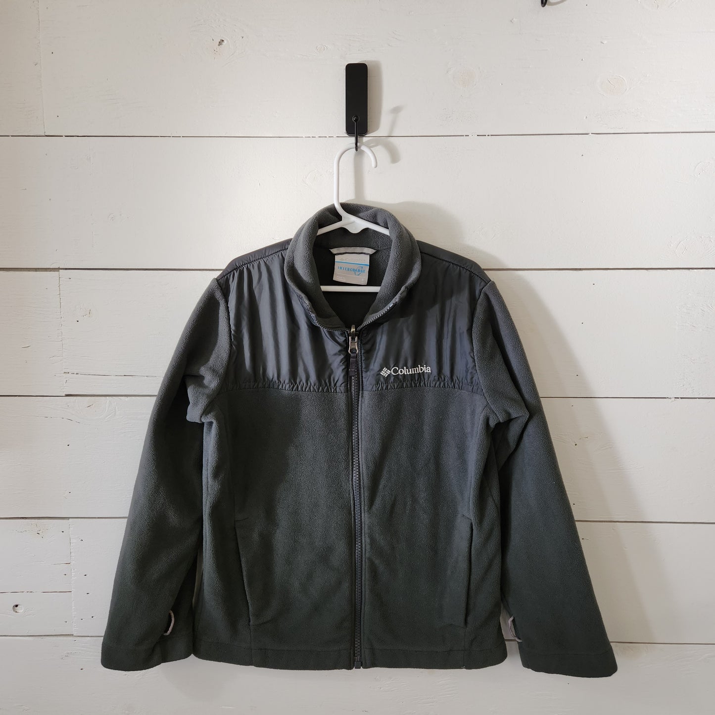 Size 8 | Columbia Fleece Jacket Dark Grey