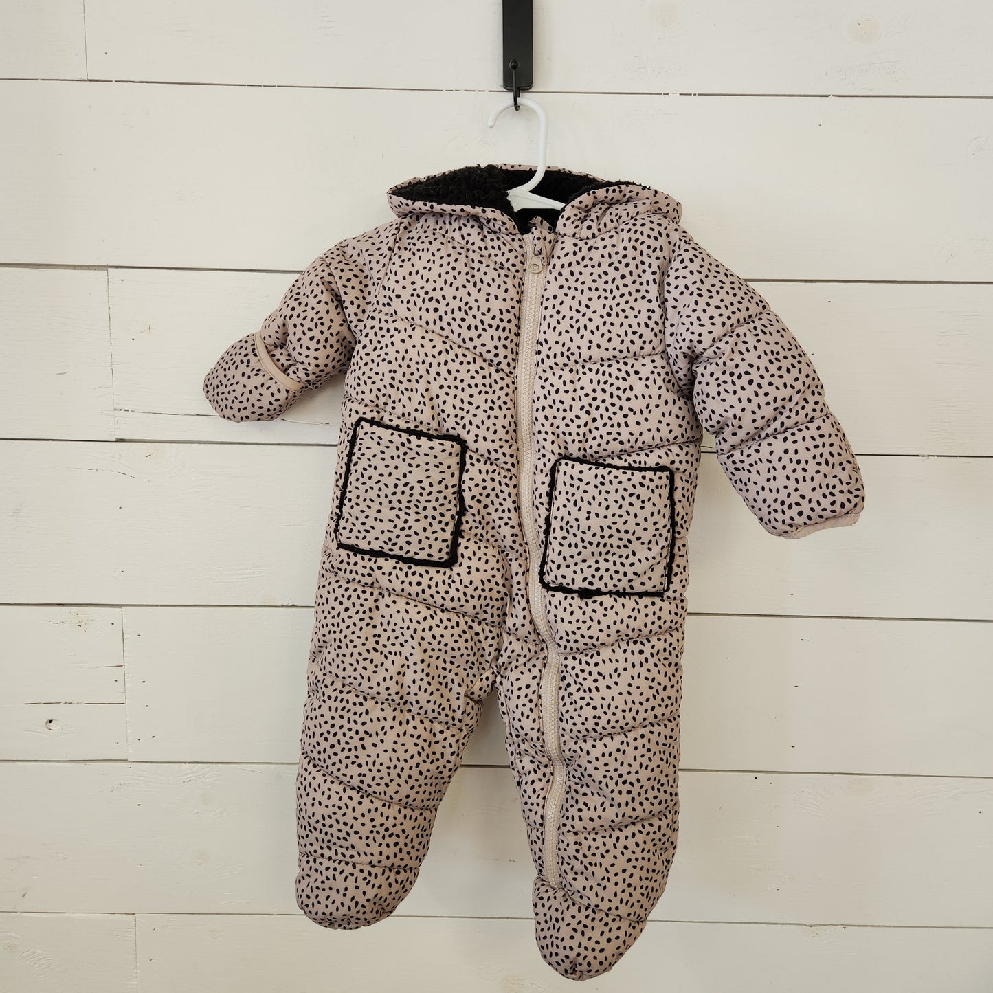 Size 6-9m | Jessica Simpson Leopard Print Snowsuit