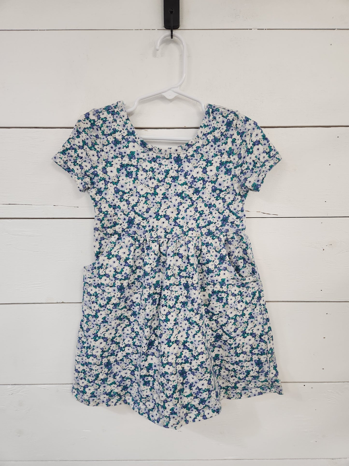 Size 4t | Gap Blue Floral Dress w/ Pockets