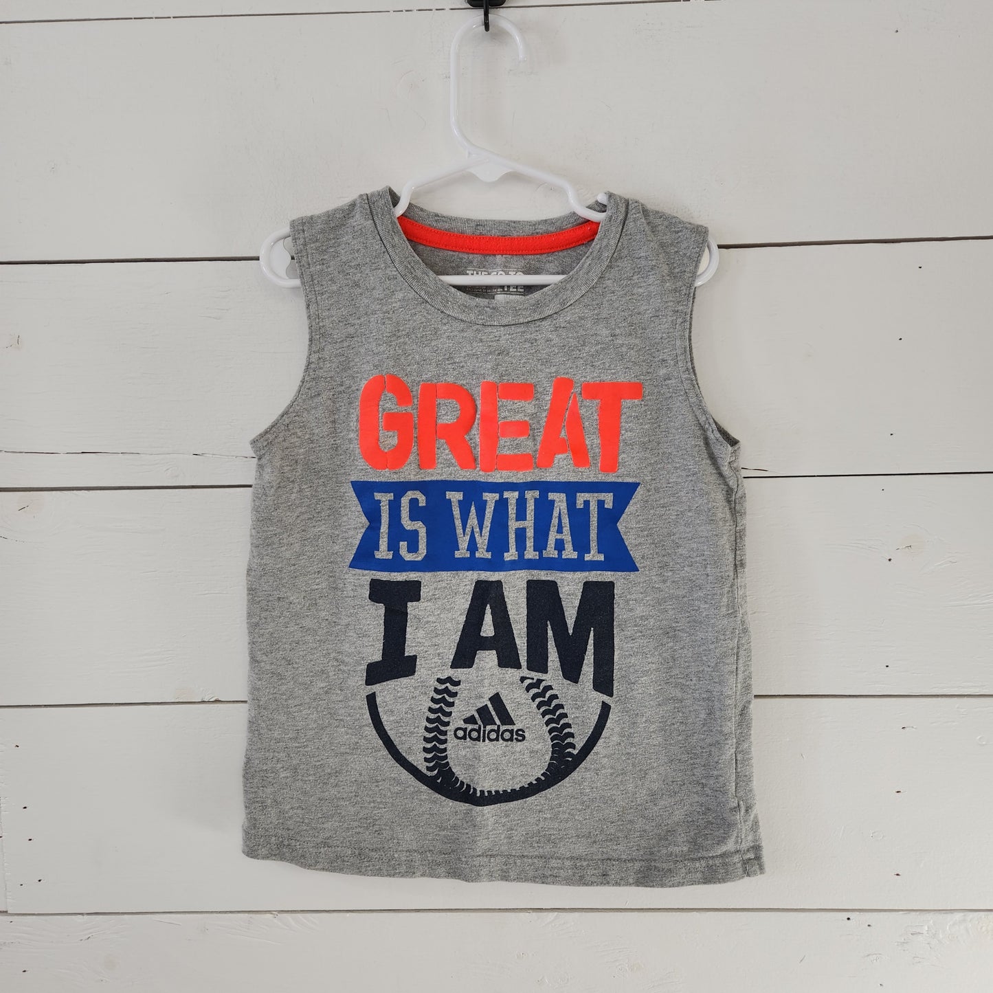 Size 5 | Adidas Baseball Sleeveless T-Shirt