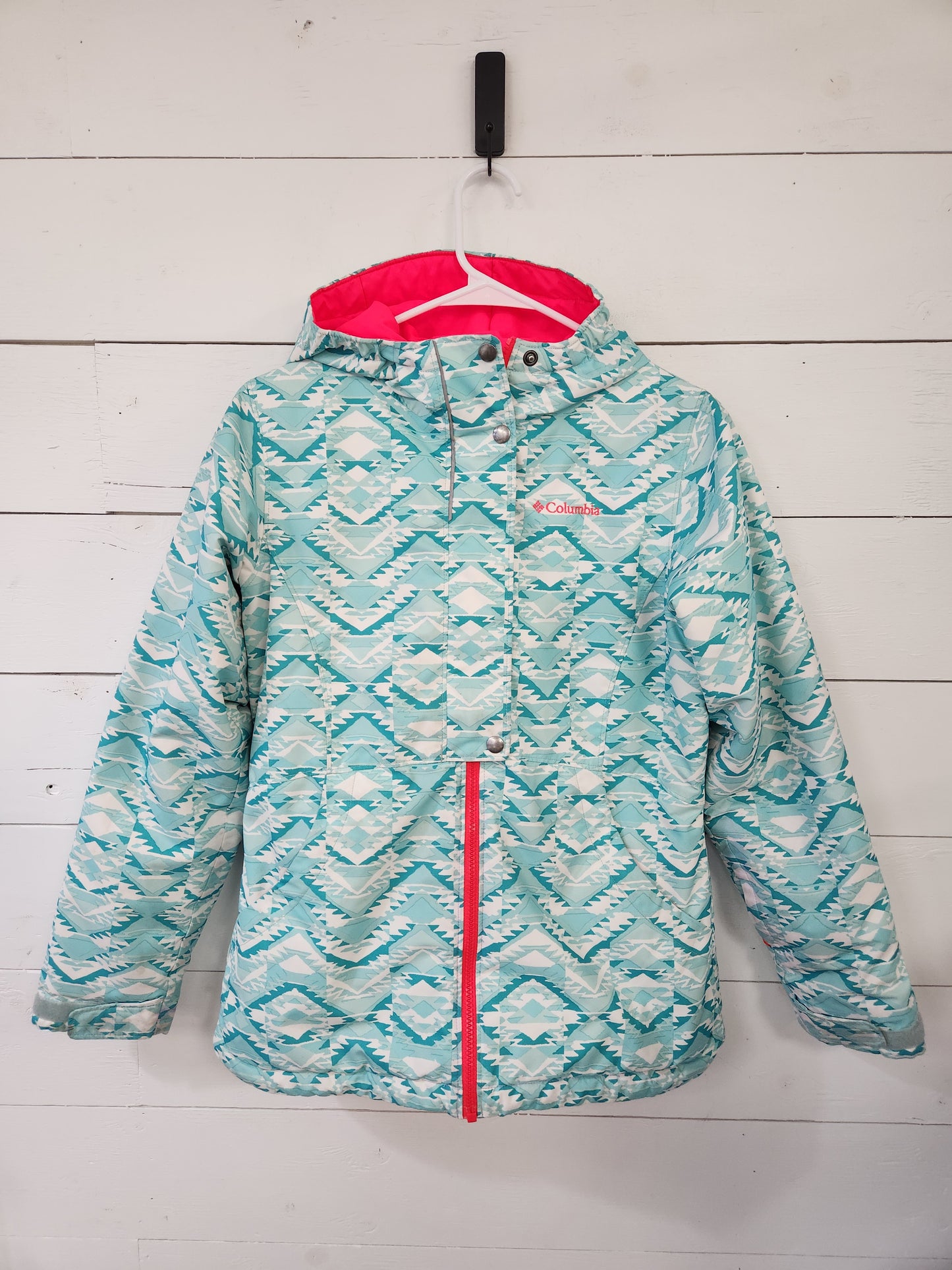 Size L | Columbia Teal Winter Coat *staining
