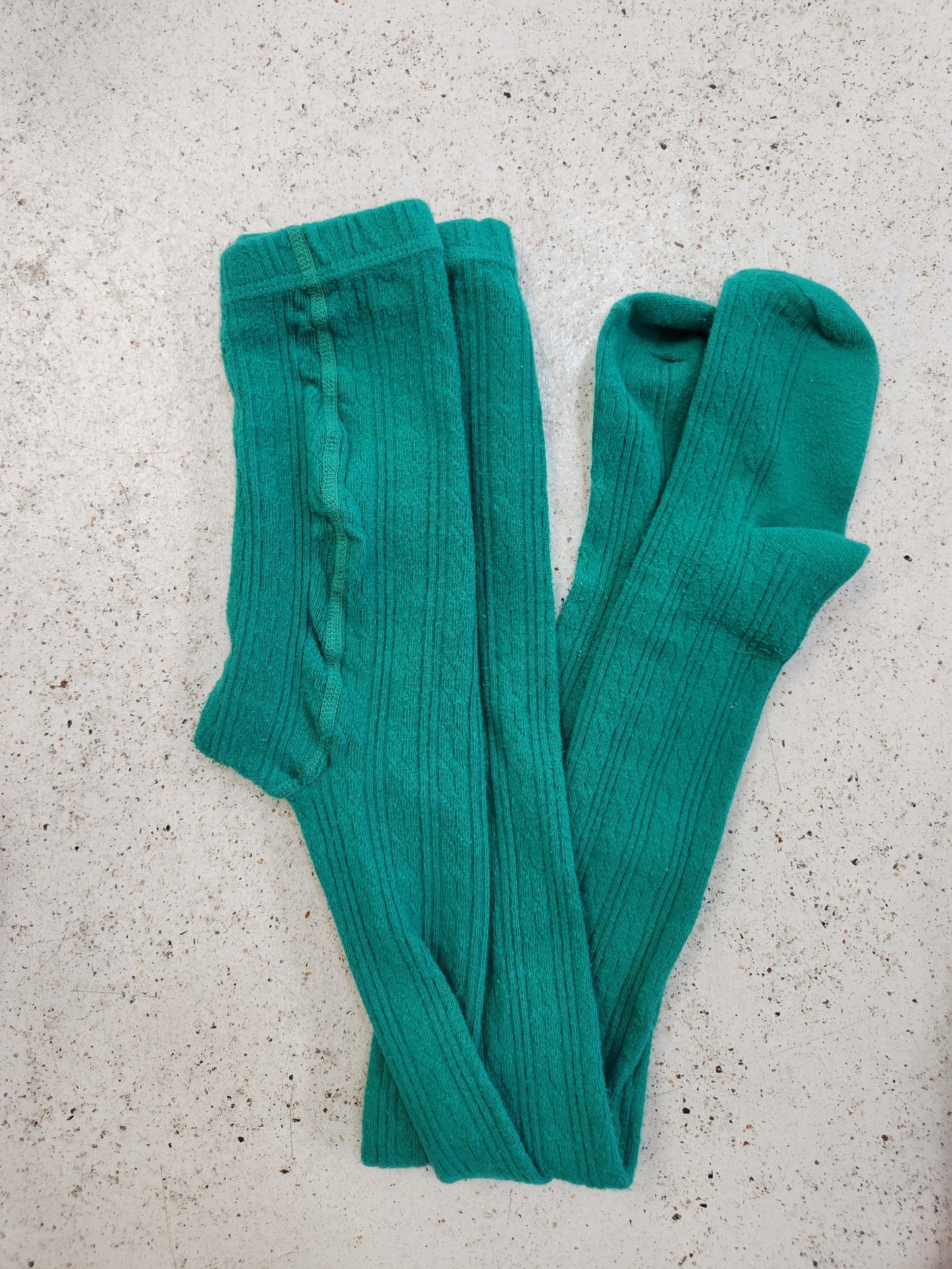 Size 7-8 | Little Stocking Co Green Tights