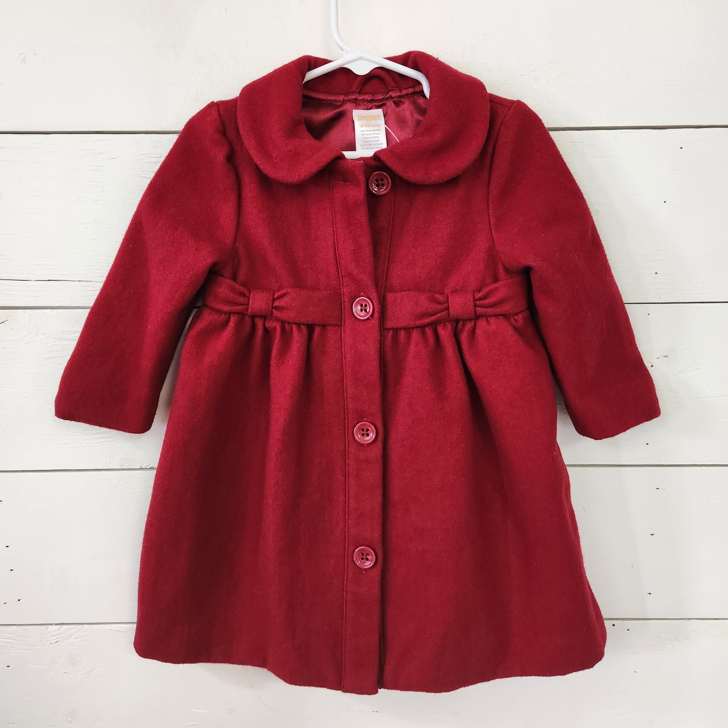 Size 12-24m | Gymboree Red Coat